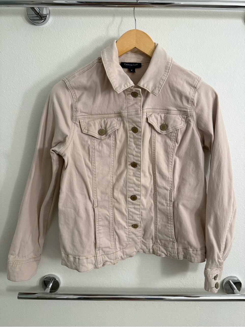 Charter Club Women's Beige Jacket